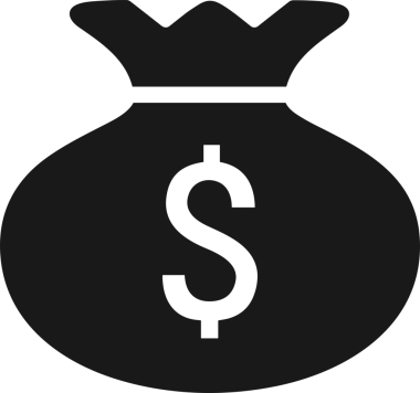 Web ve Grafiksel Tasarım için Minimalist Torba Simgesi Tasarım Biçimi Siyah ve Beyaz PNG