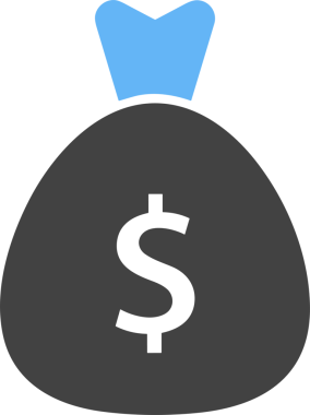 Web ve Grafiksel Tasarım için Minimalist Torba Simgesi Tasarım Biçimi Siyah ve Beyaz PNG