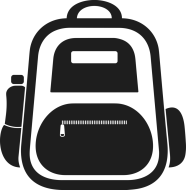 Web ve Grafiksel Tasarım için Minimalist Torba Simgesi Tasarım Biçimi Siyah ve Beyaz PNG