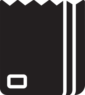 Web ve Grafiksel Tasarım için Minimalist Torba Simgesi Tasarım Biçimi Siyah ve Beyaz PNG