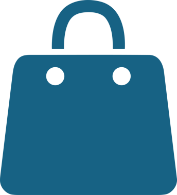 Web ve Grafiksel Tasarım için Minimalist Torba Simgesi Tasarım Biçimi Siyah ve Beyaz PNG