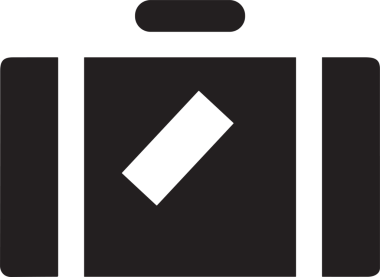 Web ve Grafiksel Tasarım için Minimalist Torba Simgesi Tasarım Biçimi Siyah ve Beyaz PNG