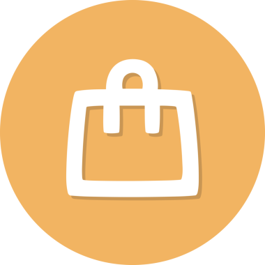 Web ve Grafiksel Tasarım için Minimalist Torba Simgesi Tasarım Biçimi Siyah ve Beyaz PNG