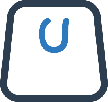 Web ve Grafiksel Tasarım için Minimalist Torba Simgesi Tasarım Biçimi Siyah ve Beyaz PNG