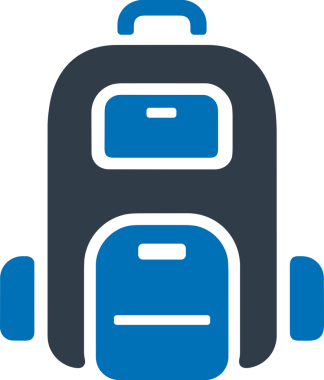 Web ve Grafiksel Tasarım için Minimalist Torba Simgesi Tasarım Biçimi Siyah ve Beyaz PNG