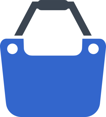 Web ve Grafiksel Tasarım için Minimalist Torba Simgesi Tasarım Biçimi Siyah ve Beyaz PNG