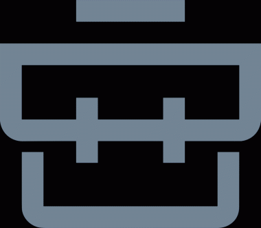 Web ve Grafiksel Tasarım için Minimalist Torba Simgesi Tasarım Biçimi Siyah ve Beyaz PNG