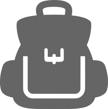 Web ve Grafiksel Tasarım için Minimalist Torba Simgesi Tasarım Biçimi Siyah ve Beyaz PNG