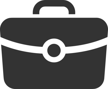 Web ve Grafiksel Tasarım için Minimalist Torba Simgesi Tasarım Biçimi Siyah ve Beyaz PNG