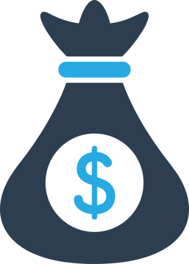 Web ve Grafiksel Tasarım için Minimalist Torba Simgesi Tasarım Biçimi Siyah ve Beyaz PNG