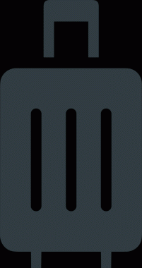 Web ve Grafiksel Tasarım için Minimalist Torba Simgesi Tasarım Biçimi Siyah ve Beyaz PNG