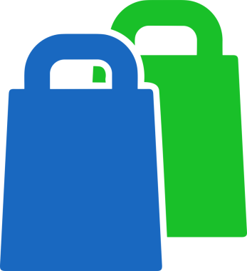 Web ve Grafiksel Tasarım için Minimalist Torba Simgesi Tasarım Biçimi Siyah ve Beyaz PNG