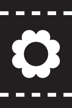 Web ve Grafiksel Tasarım için Minimalist Torba Simgesi Tasarım Biçimi Siyah ve Beyaz PNG