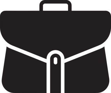 Web ve Grafiksel Tasarım için Minimalist Torba Simgesi Tasarım Biçimi Siyah ve Beyaz PNG