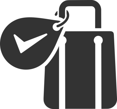 Web ve Grafiksel Tasarım için Minimalist Torba Simgesi Tasarım Biçimi Siyah ve Beyaz PNG