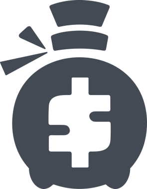 Web ve Grafiksel Tasarım için Minimalist Torba Simgesi Tasarım Biçimi Siyah ve Beyaz PNG