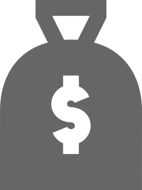 Web ve Grafiksel Tasarım için Minimalist Torba Simgesi Tasarım Biçimi Siyah ve Beyaz PNG