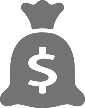 Web ve Grafiksel Tasarım için Minimalist Torba Simgesi Tasarım Biçimi Siyah ve Beyaz PNG