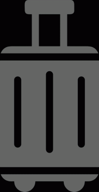 Web ve Grafiksel Tasarım için Minimalist Torba Simgesi Tasarım Biçimi Siyah ve Beyaz PNG