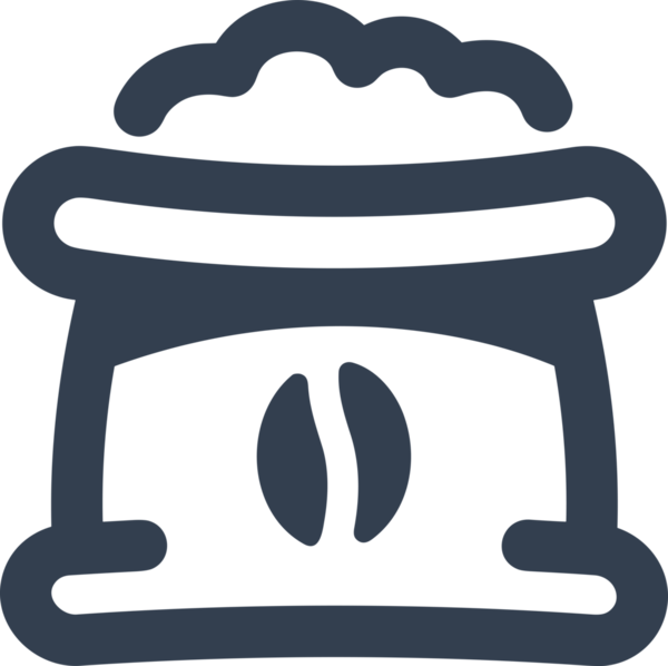 Web ve Grafiksel Tasarım için Minimalist Torba Simgesi Tasarım Biçimi Siyah ve Beyaz PNG