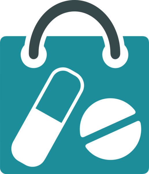 Web ve Grafiksel Tasarım için Minimalist Torba Simgesi Tasarım Biçimi Siyah ve Beyaz PNG