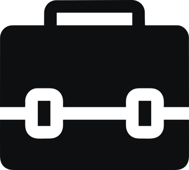 Web ve Grafiksel Tasarım için Minimalist Torba Simgesi Tasarım Biçimi Siyah ve Beyaz PNG