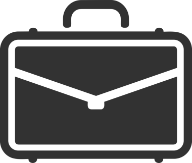 Web ve Grafiksel Tasarım için Minimalist Torba Simgesi Tasarım Biçimi Siyah ve Beyaz PNG