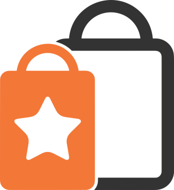 Web ve Grafiksel Tasarım için Minimalist Torba Simgesi Tasarım Biçimi Siyah ve Beyaz PNG