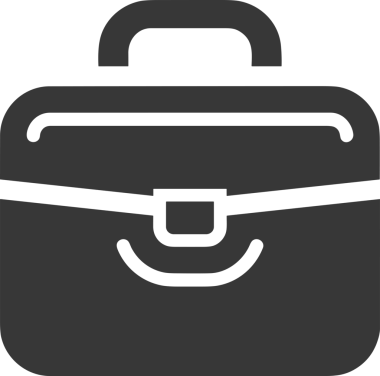 Web ve Grafiksel Tasarım için Minimalist Torba Simgesi Tasarım Biçimi Siyah ve Beyaz PNG