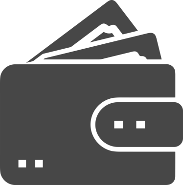 Web ve Grafiksel Tasarım için Minimalist Torba Simgesi Tasarım Biçimi Siyah ve Beyaz PNG