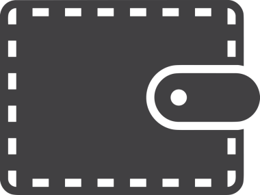 Web ve Grafiksel Tasarım için Minimalist Torba Simgesi Tasarım Biçimi Siyah ve Beyaz PNG