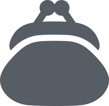 Web ve Grafiksel Tasarım için Minimalist Torba Simgesi Tasarım Biçimi Siyah ve Beyaz PNG