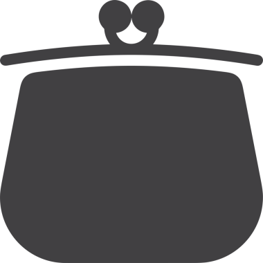 Web ve Grafiksel Tasarım için Minimalist Torba Simgesi Tasarım Biçimi Siyah ve Beyaz PNG