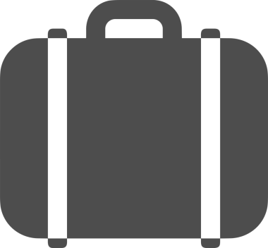 Web ve Grafiksel Tasarım için Minimalist Torba Simgesi Tasarım Biçimi Siyah ve Beyaz PNG