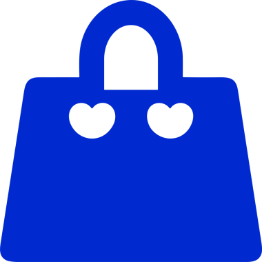 Web ve Grafiksel Tasarım için Minimalist Torba Simgesi Tasarım Biçimi Siyah ve Beyaz PNG