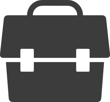 Web ve Grafiksel Tasarım için Minimalist Torba Simgesi Tasarım Biçimi Siyah ve Beyaz PNG