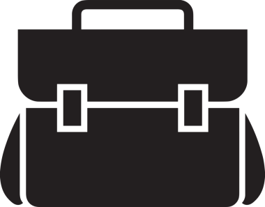 Web ve Grafiksel Tasarım için Minimalist Torba Simgesi Tasarım Biçimi Siyah ve Beyaz PNG