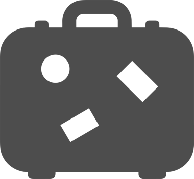 Web ve Grafiksel Tasarım için Minimalist Torba Simgesi Tasarım Biçimi Siyah ve Beyaz PNG