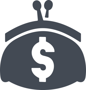 Web ve Grafiksel Tasarım için Minimalist Torba Simgesi Tasarım Biçimi Siyah ve Beyaz PNG