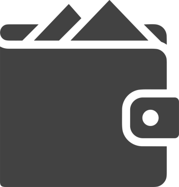 Web ve Grafiksel Tasarım için Minimalist Torba Simgesi Tasarım Biçimi Siyah ve Beyaz PNG