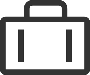 Web ve Grafiksel Tasarım için Minimalist Torba Simgesi Tasarım Biçimi Siyah ve Beyaz PNG