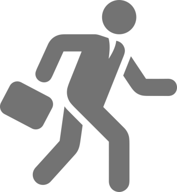 Web ve Grafiksel Tasarım için Minimalist Torba Simgesi Tasarım Biçimi Siyah ve Beyaz PNG