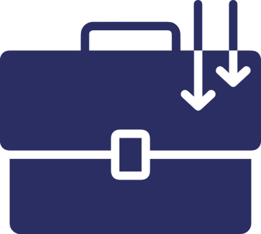 Web ve Grafiksel Tasarım için Minimalist Torba Simgesi Tasarım Biçimi Siyah ve Beyaz PNG