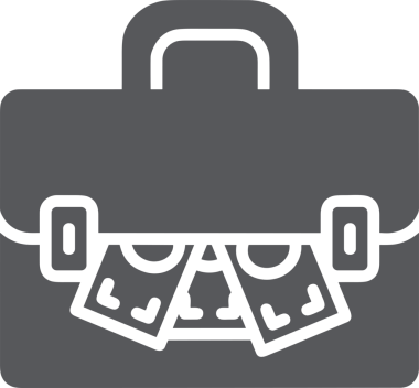 Web ve Grafiksel Tasarım için Minimalist Torba Simgesi Tasarım Biçimi Siyah ve Beyaz PNG