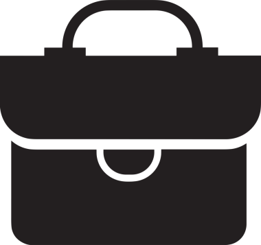 Web ve Grafiksel Tasarım için Minimalist Torba Simgesi Tasarım Biçimi Siyah ve Beyaz PNG