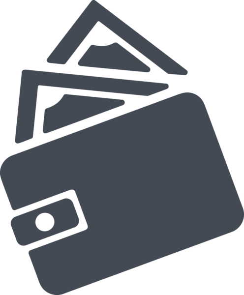 Web ve Grafiksel Tasarım için Minimalist Torba Simgesi Tasarım Biçimi Siyah ve Beyaz PNG