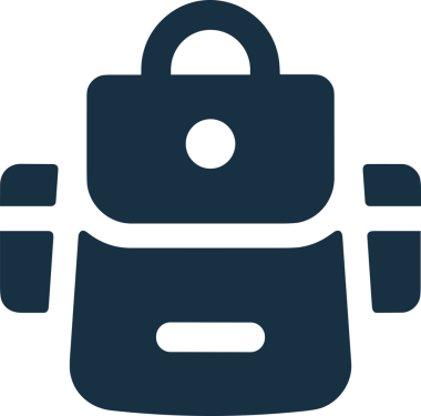 Web ve Grafiksel Tasarım için Minimalist Torba Simgesi Tasarım Biçimi Siyah ve Beyaz PNG