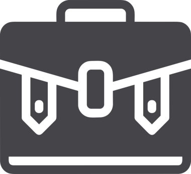 Web ve Grafiksel Tasarım için Minimalist Torba Simgesi Tasarım Biçimi Siyah ve Beyaz PNG