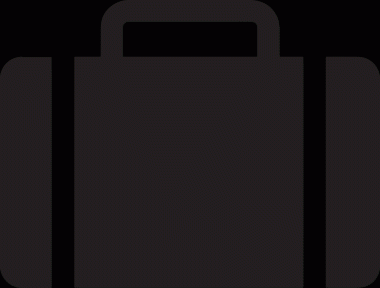 Web ve Grafiksel Tasarım için Minimalist Torba Simgesi Tasarım Biçimi Siyah ve Beyaz PNG