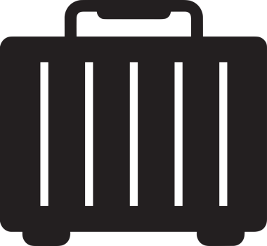 Web ve Grafiksel Tasarım için Minimalist Torba Simgesi Tasarım Biçimi Siyah ve Beyaz PNG